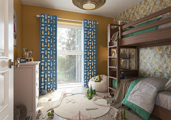 Blast Off, Spacebound - Made to Measure Curtains - Image 7